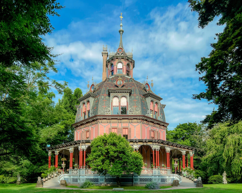 The Armour-Stiner Octagon House in Irvington, NY