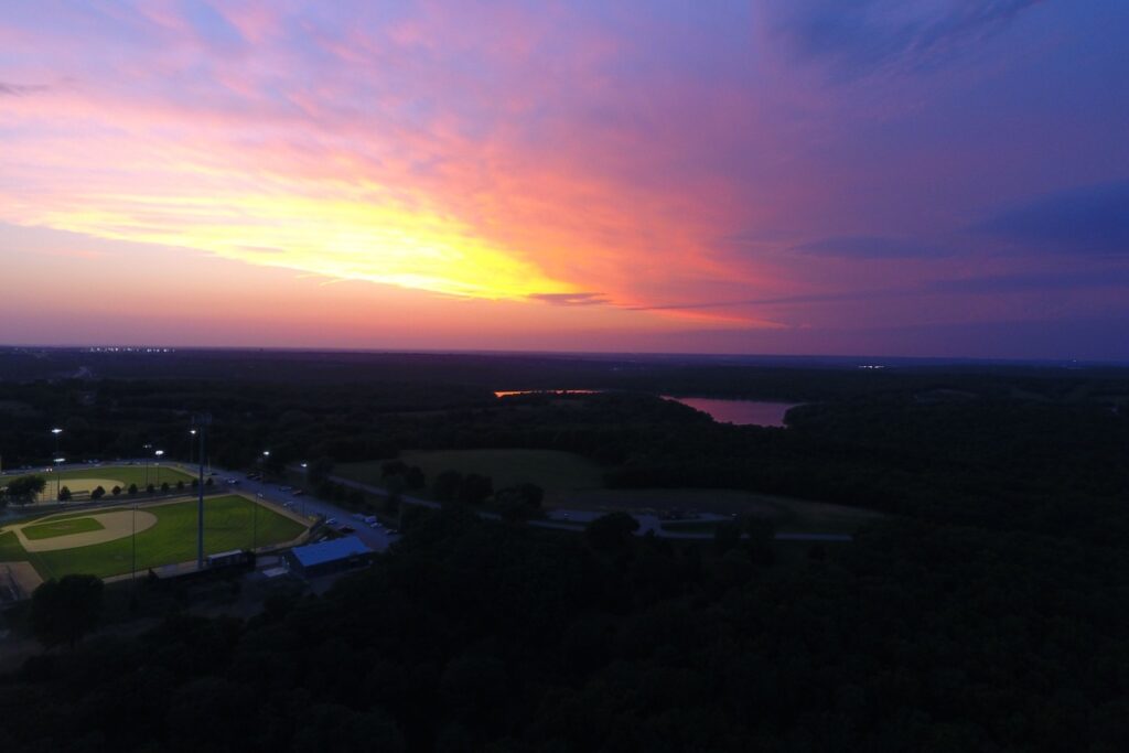 Absolutely stunning sunset in Shawnee
