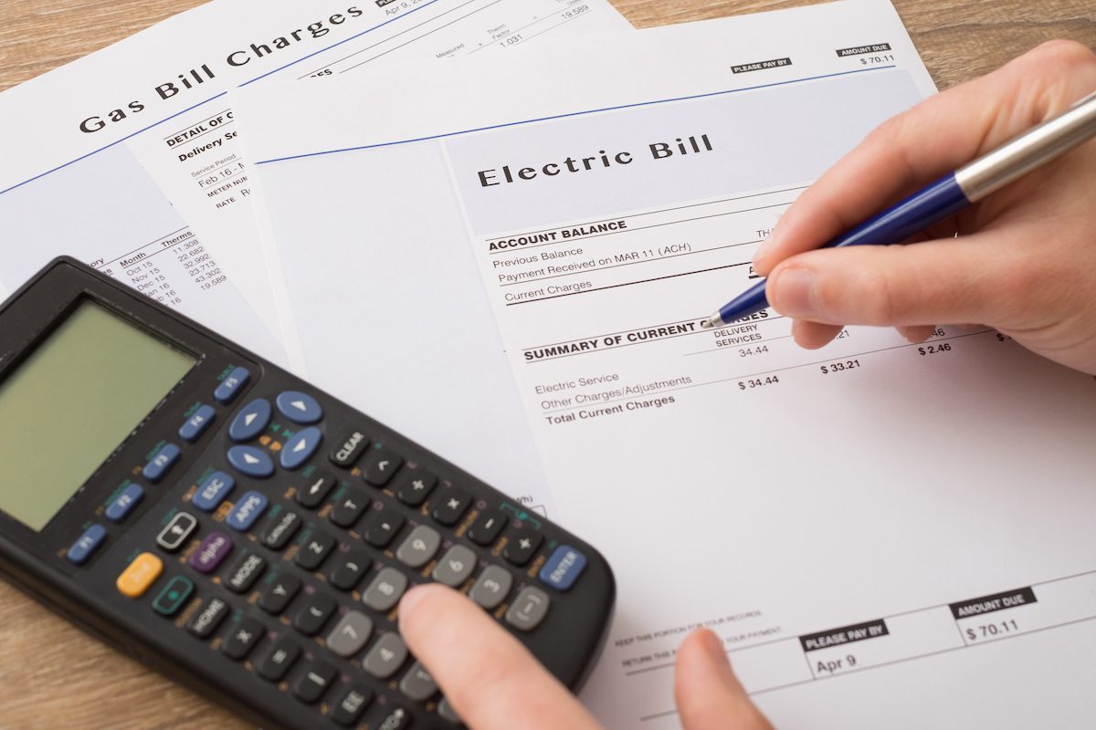 Calculating utility bills