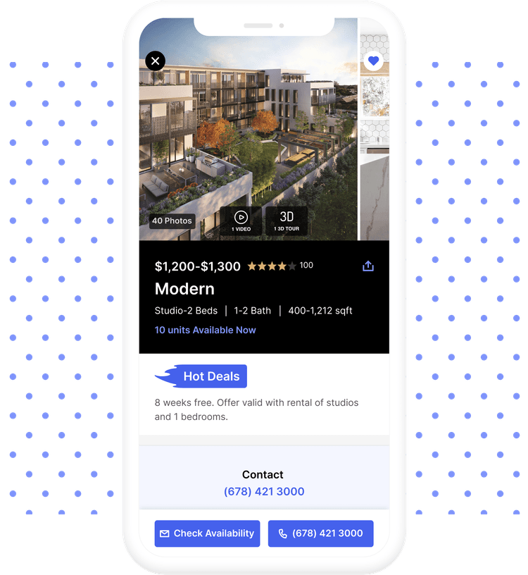 Rent. App Product Detail Page